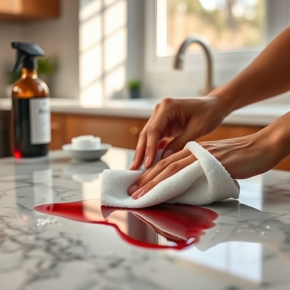 blaty kuchenne marmuropodobne