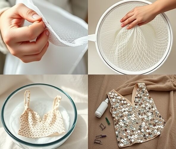 Jak zabezpieczyć cekiny podczas prania, by nie odpadły?