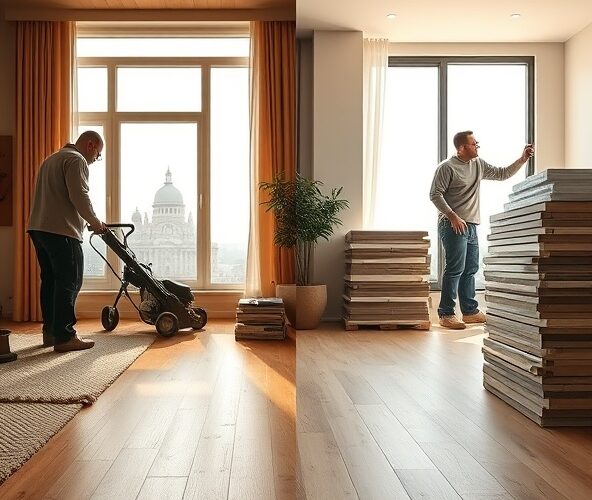 Czy w Warszawie cyklinowanie parkietu opłaci się bardziej niż panele?