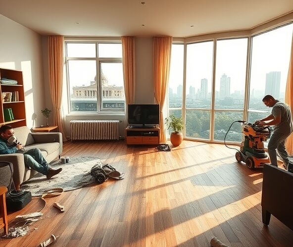 Czy w Warszawie cyklinowanie parkietu samemu na 40 m² się opłaca?