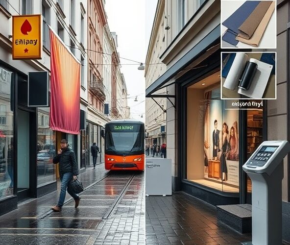 Czy w Warszawie wybrać druk solwentowy czy lateks na baner sklepu?