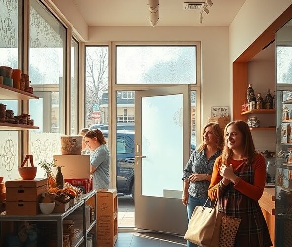 Czy folie szronione poprawią sprzedaż w małym sklepie?