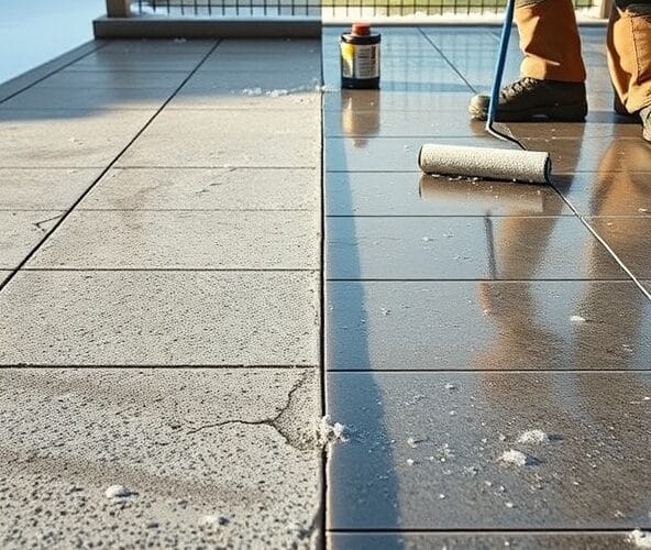 Czy samodzielna impregnacja betonu tarasu na mróz i sól ma sens?