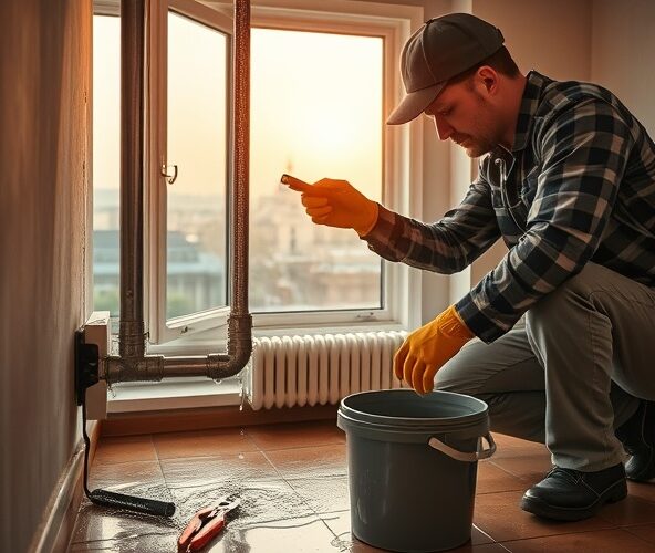 Jak doraźnie zatamować przeciek instalacji hydraulicznej w Warszawie?