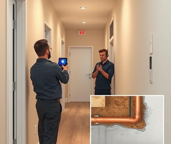 Jak zlokalizować wyciek wody w ścianie bez kucia w bloku?