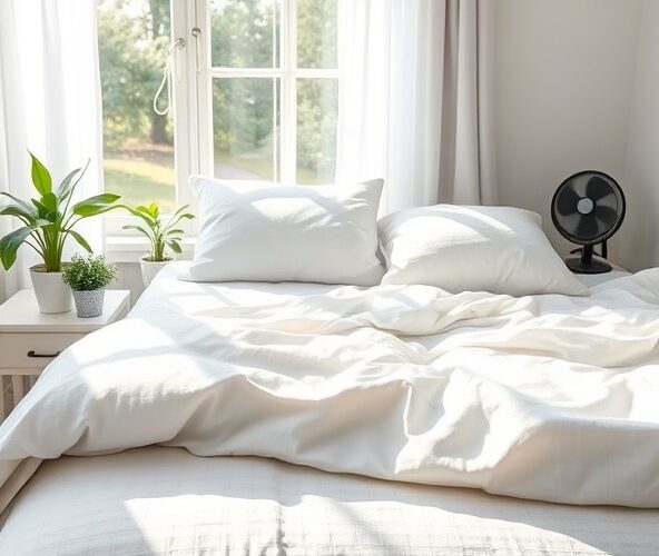 Jaką wybrać pościel na lato dla osoby z nocną potliwością?