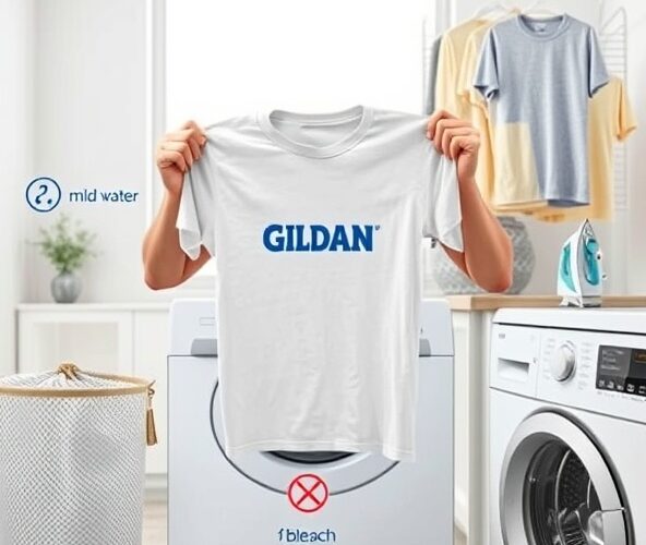 Jak prać koszulki Gildan żeby nadruk się nie zniszczył?