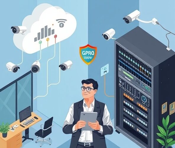 Monitoring wizyjny w firmie: chmura czy lokalnie dla MŚP (RODO)?