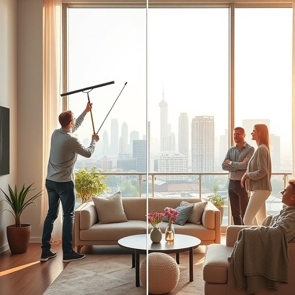 mycie okien nieotwieranych warszawa