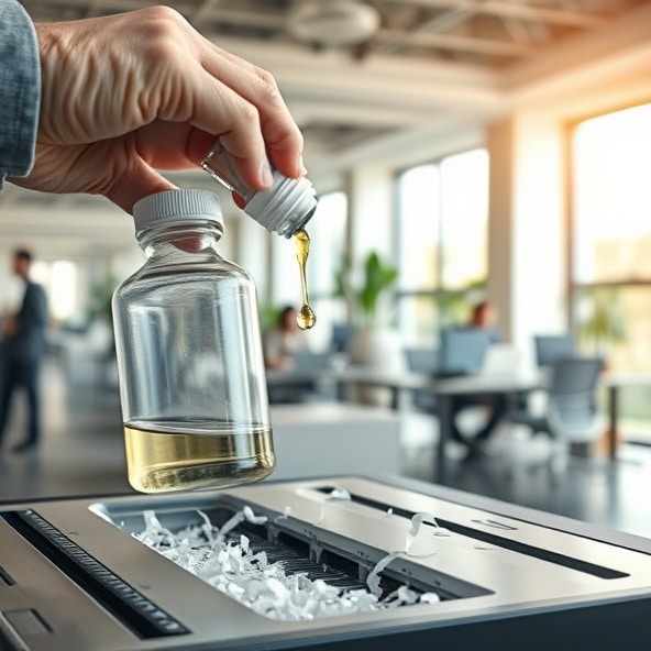 płyn konserwujący do niszczarek