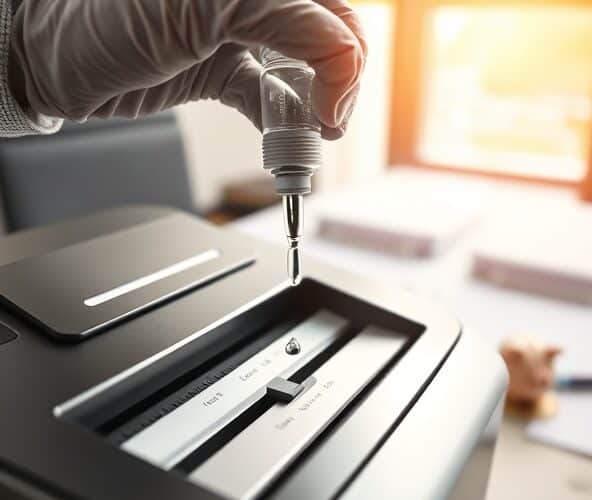 Jak stosować płyn konserwujący do niszczarek w biurze dla oszczędności?