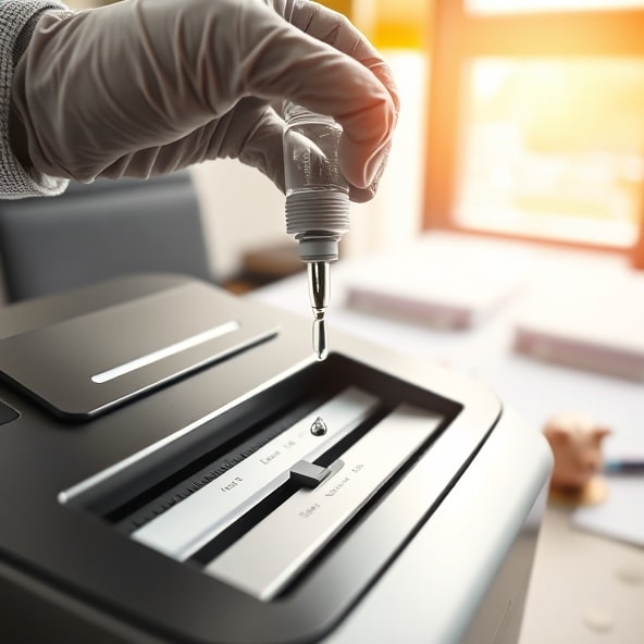 płyn konserwujący do niszczarek