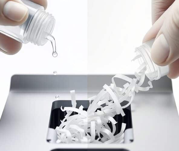 Jaki płyn konserwujący do niszczarek krzyżowych zmniejszy zacięcia?