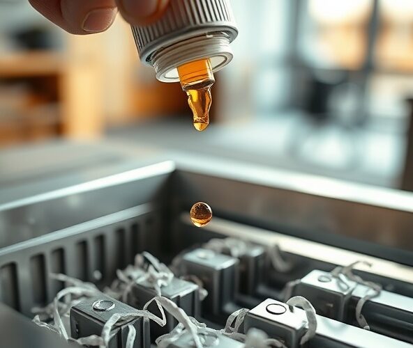 Jaki płyn konserwujący do niszczarek krzyżowych zmniejszy zacięcia?