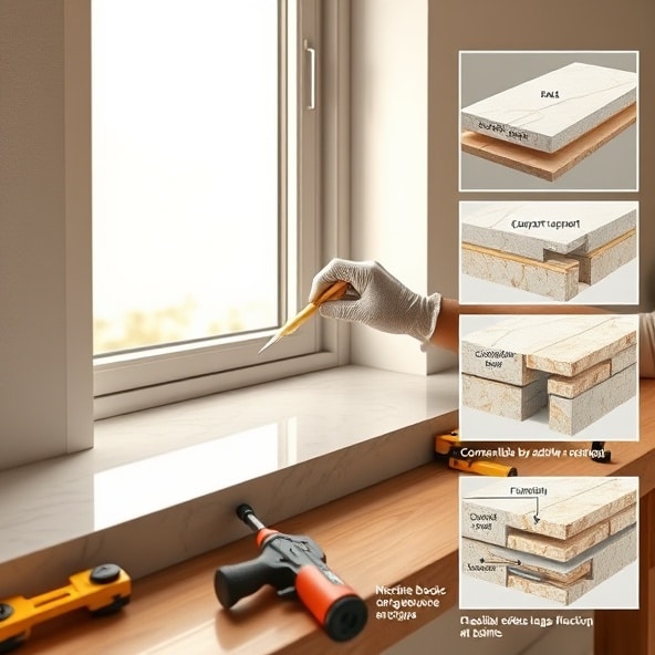 parapety z konglomeratu