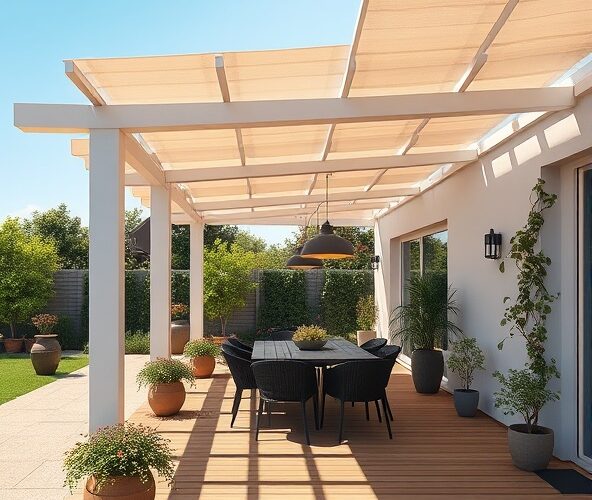 Jak wybrać pergolę tarasową aluminiową, by zmniejszyć nagrzewanie?