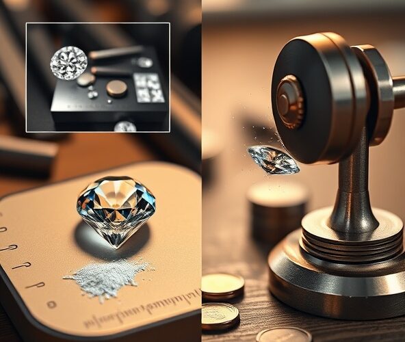 Czy polerowanie diamentowe może zmniejszyć masę i wartość kamienia?