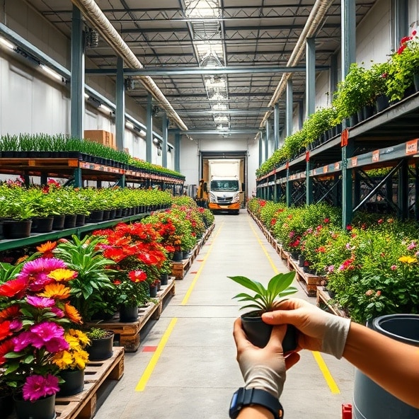 rośliny ozdobne hurt