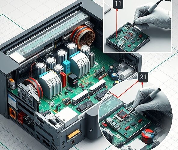 Jak odczytać schemat drukarki laserowej, by naprawić zasilacz?