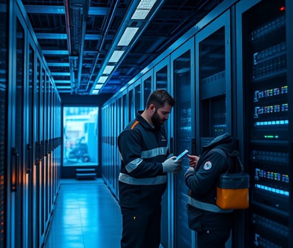 Jak wybrać serwis zasilaczy ups z SLA 4h dla serwerowni 24/7?