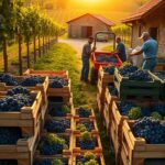 skrzyniopalety na winogrona