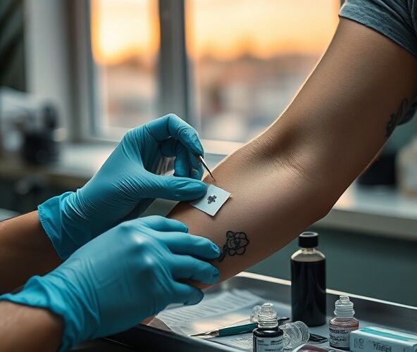 Czy studio tatuażu w Warszawie robi test alergiczny przed tatuażem?