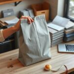 torebki papierowe szare