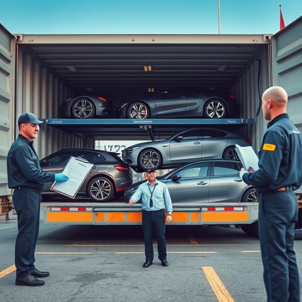 transport samochodów