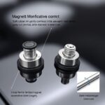 uchwyty magnetyczne w obudowie gumowej z gwintowaną tuleją