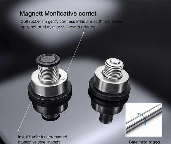 Czy uchwyt magnetyczny gumowy z gwintowaną tuleją uszkodzi lakier?