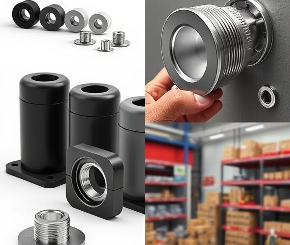 Gdzie kupić uchwyty magnetyczne w gumowej obudowie z gwintowaną tuleją?