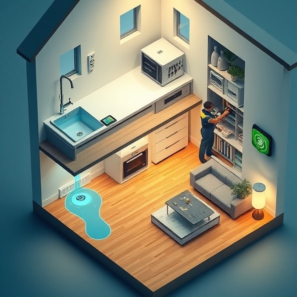 wykrywanie przecieków wody