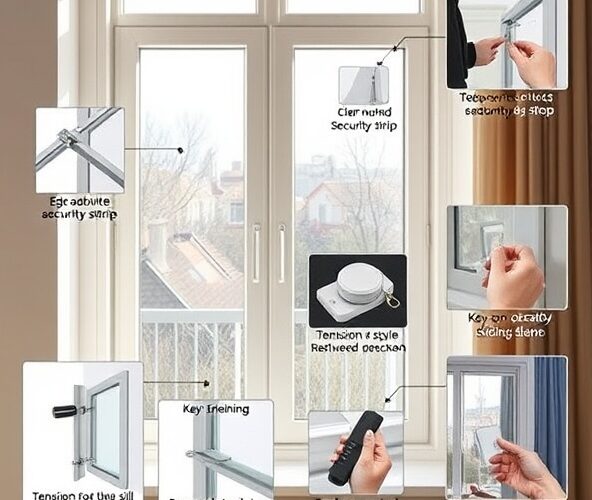 Jakie zabezpieczenia do okien w wynajmie zamontować bez wiercenia?