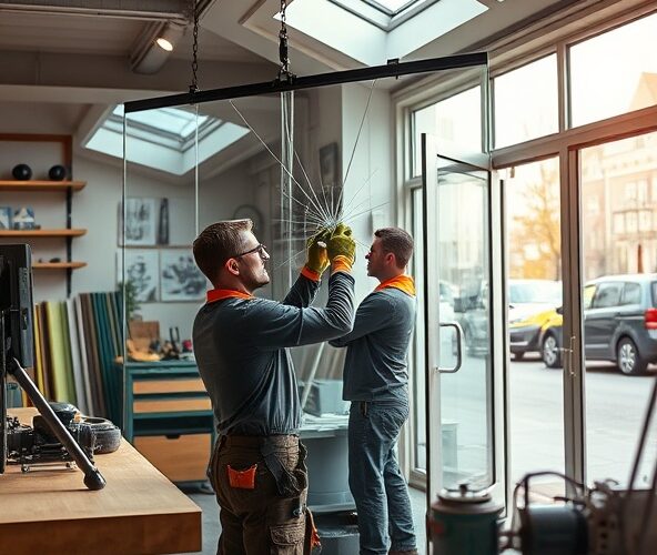 Czy zakład szklarski w Warszawie wymieni pęknięte szkło hartowane?