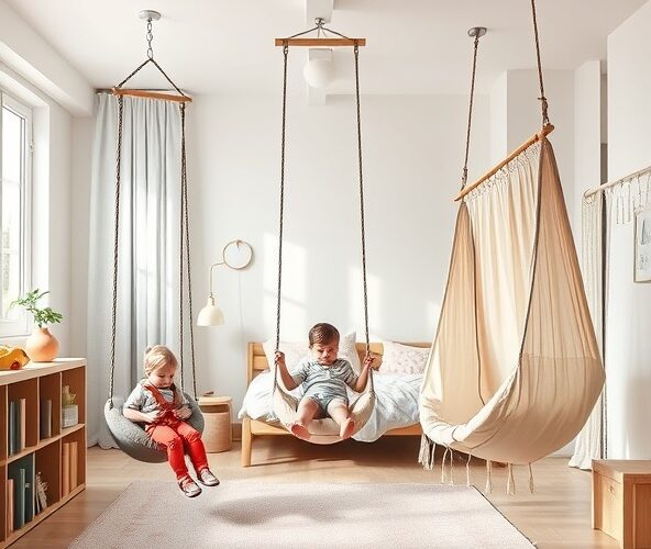 Jak dobrać rozmiar huśtawki dla dzieci do pokoju?
