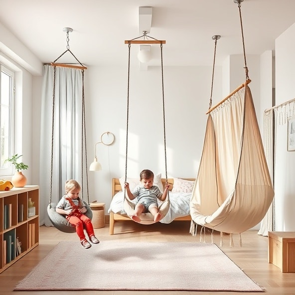 huśtawka dla dzieci do pokoju