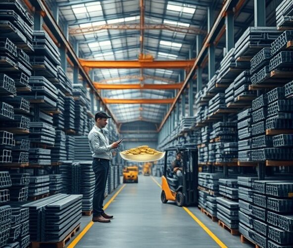 Jak producent może dobrać minimalny zapas kształtowników gorącowalcowanych, by uniknąć braków i zamrożenia kapitału?