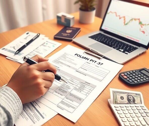 Jak w PIT 37 do wypełnienia uwzględnić dochód z zagranicy?