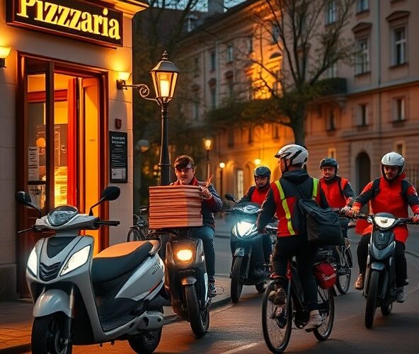 Jak właściciel pizzerii zwiększy wieczorne dostawy pizzy w Wilanowie?