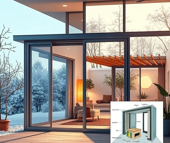 Jak dobrać szklane drzwi przesuwne na taras pod kątem izolacji zimą i przegrzewania latem?