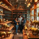 zwierzęta z mosiądzu