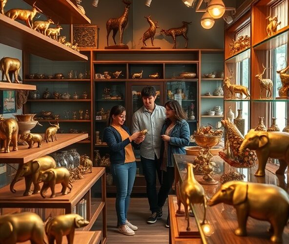 Jak zwiększyć sprzedaż zwierząt z mosiądzu w małym sklepie?