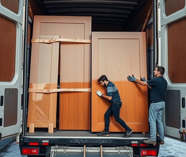 Jak bezpiecznie transportować fronty lakierowane z Pruszkowa?