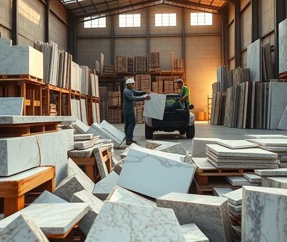 Jak hurtownia kamienia naturalnego zbywa resztki płyt bez inwestycji?