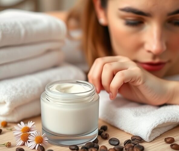 Czy naturalny krem pod oczy z kofeiną i arniką pomoże na poranne worki u wrażliwej skóry?