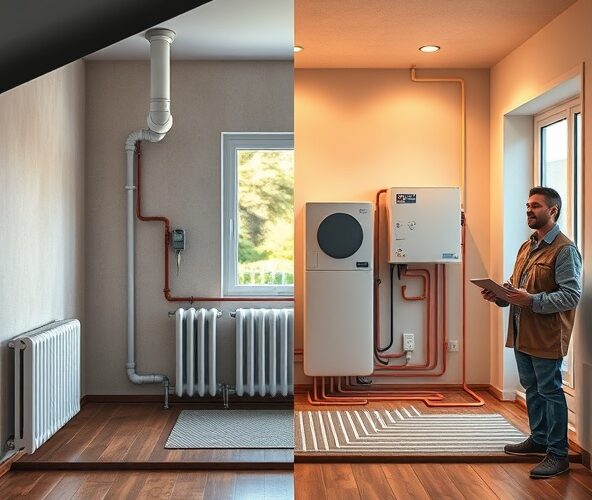 Czy przy remoncie starego domu 120 m² warto modernizować ogrzewanie gazem zamiast przechodzić na pompę ciepła?