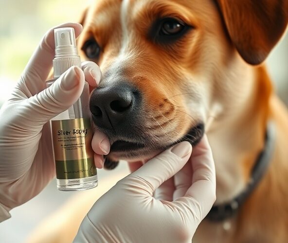 Jak stosować spray ze srebrem dla psa na ranki i podrażnienia skóry, aby przyspieszyć gojenie i uniknąć podrażnień?