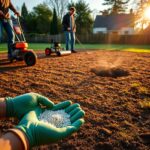 trawa z siewu błonie