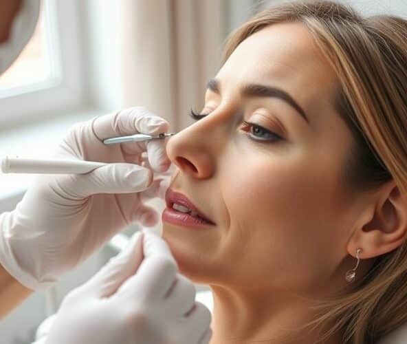 Który zabieg usuwania zmarszczek w Konstancinie jest najbezpieczniejszy dla cienkiej skóry pod oczami?