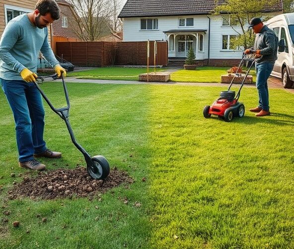 Czy aeracja trawników w Nadarzynie samemu ma sens przy 800 m²?